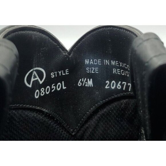 ACME Roper Women's Black Leather Slouch Boots Style 08050L Size 6.5 - Picture 12 of 12